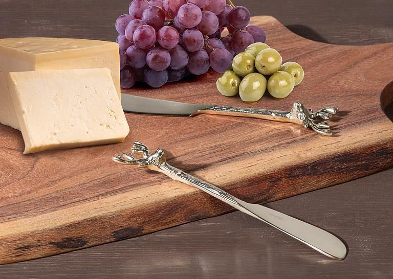 Stag Head Pate Spreaders S/2