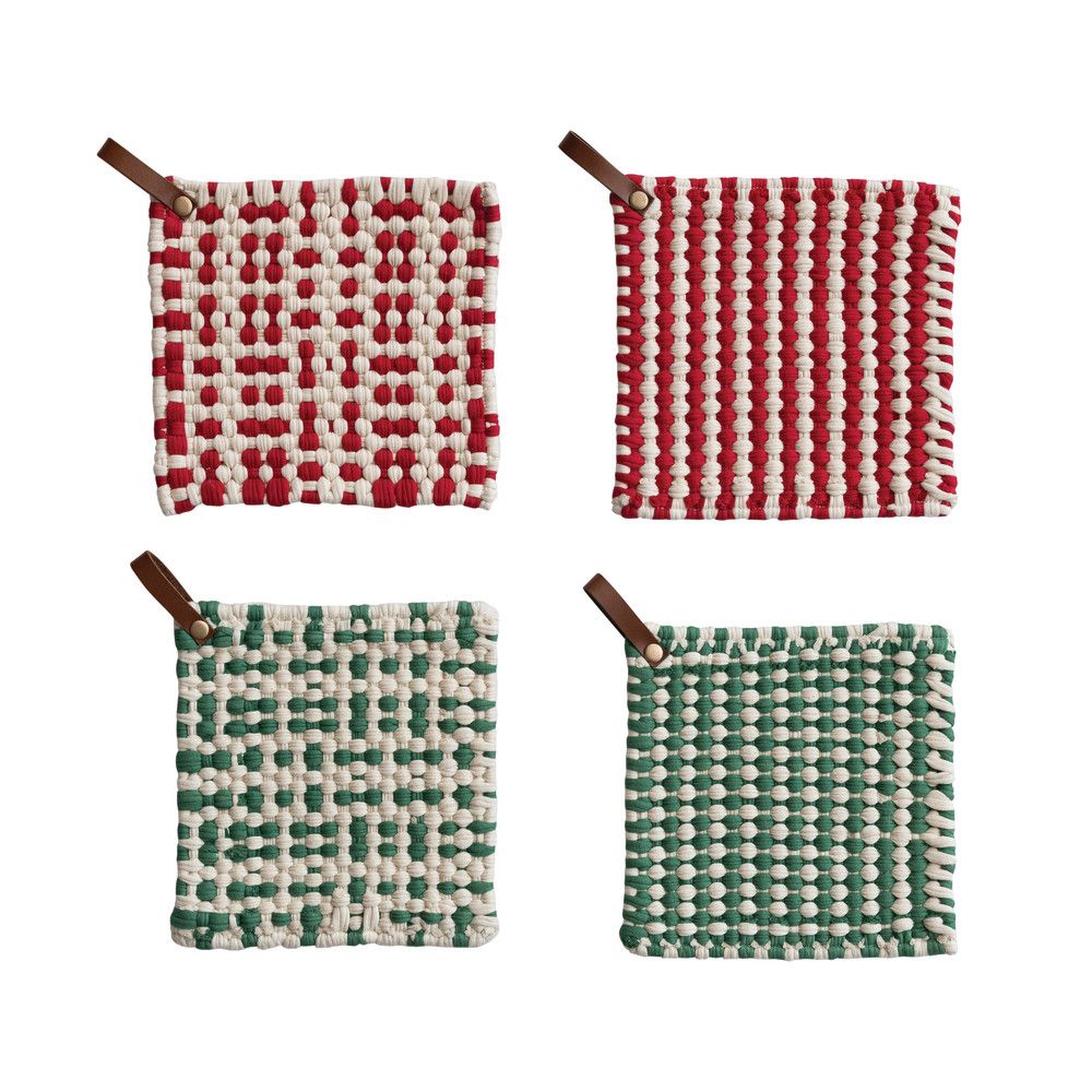 8" Square Crocheted Pot Holder