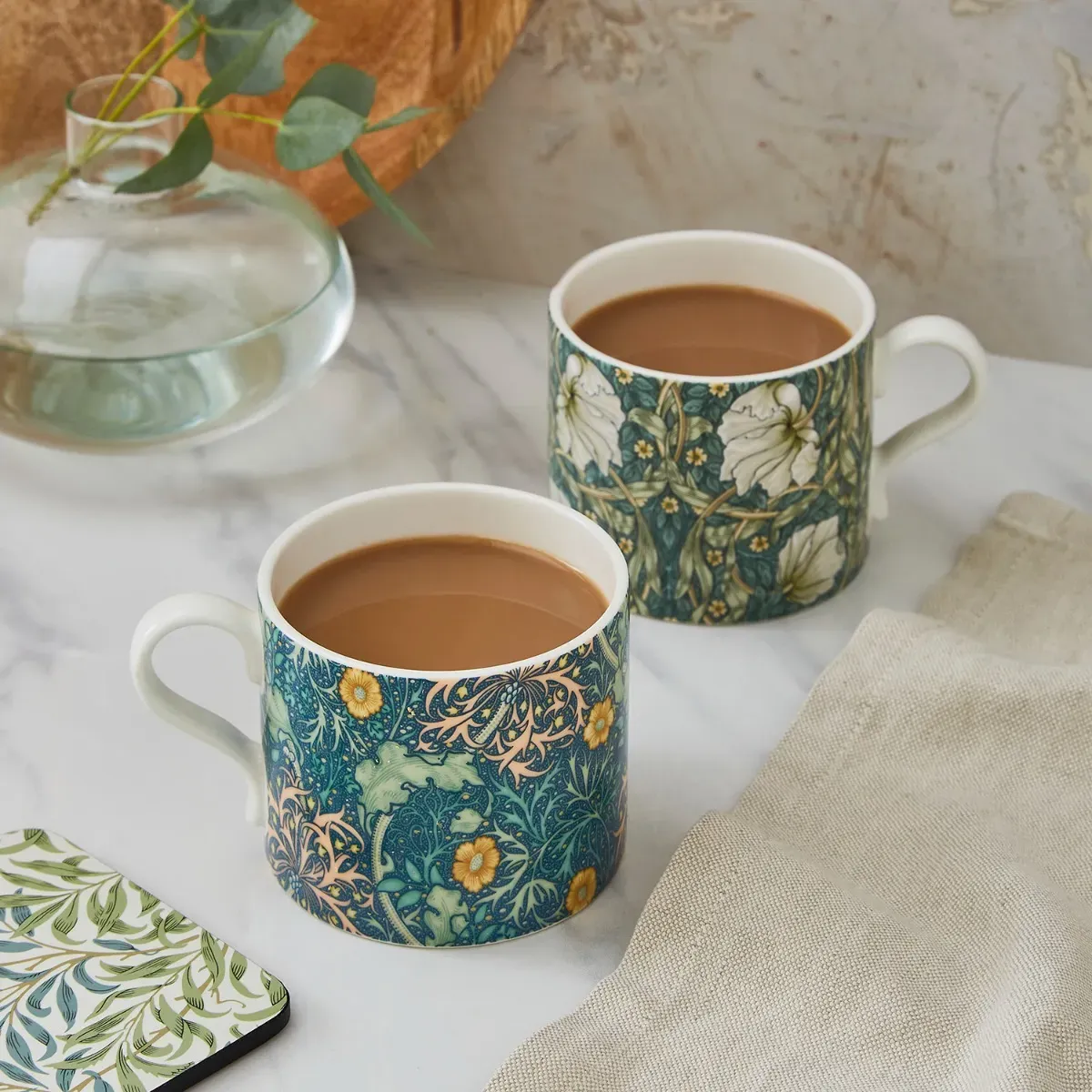 Morris &amp; Co. Seaweed Set of 2 Mugs