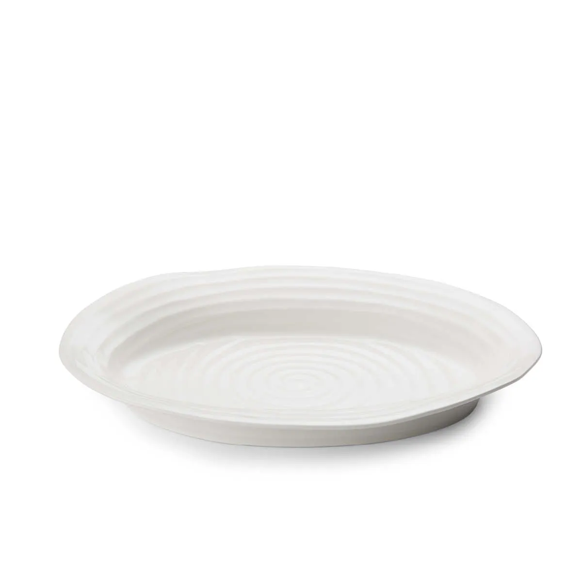 White Medium Oval Plate