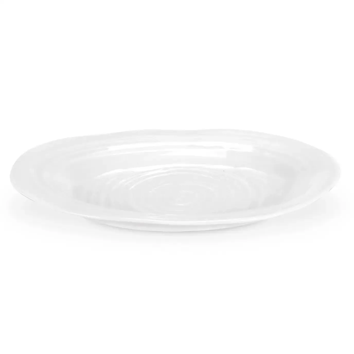 White Small Oval Plate