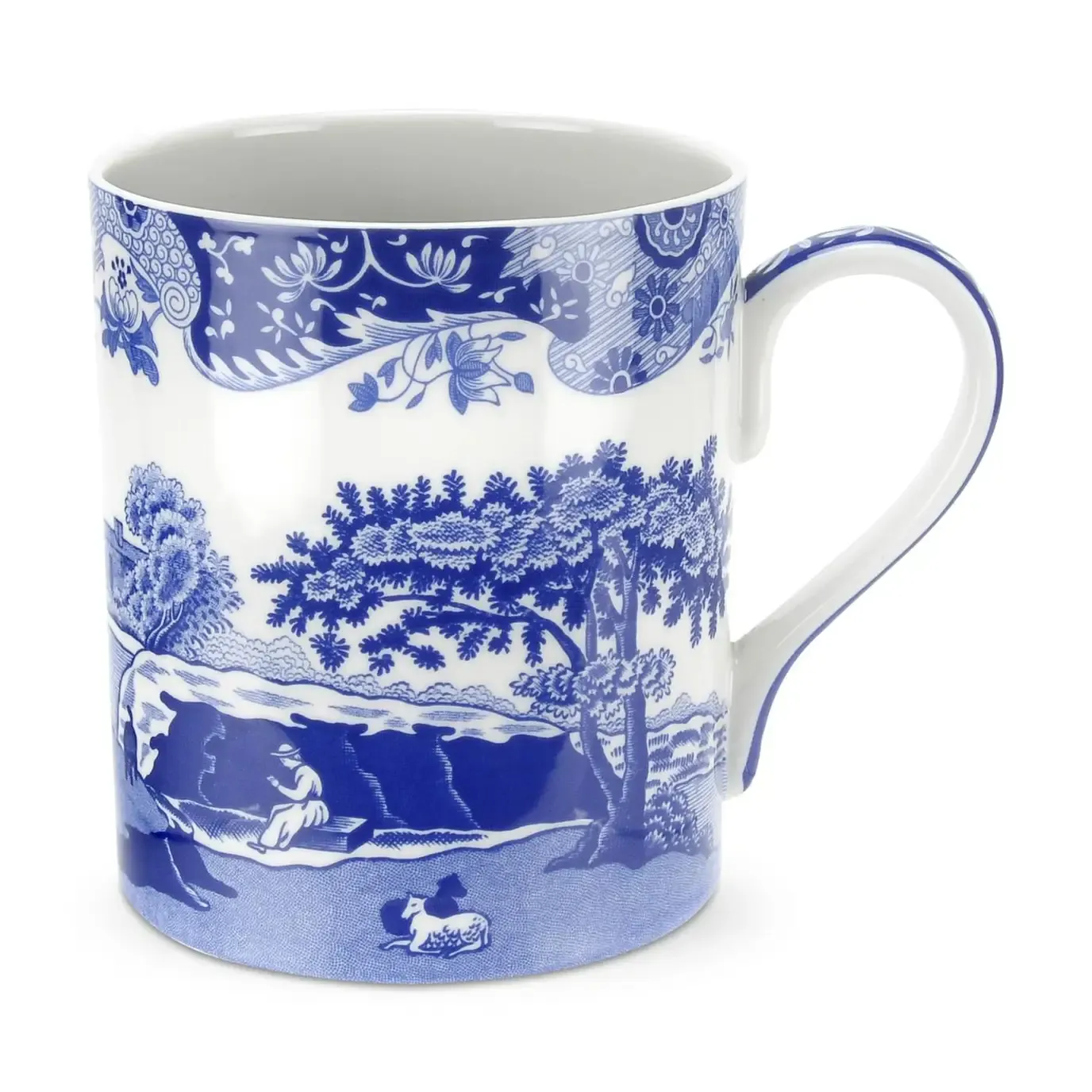 Blue Italian Large Mug