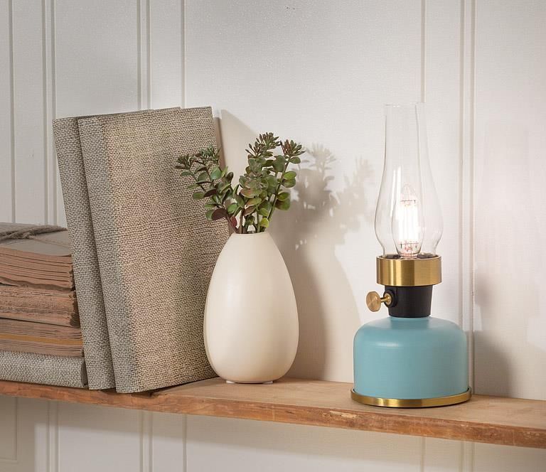 Ocean Small Lantern LED Lamp with Chimney
