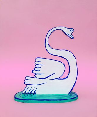 Håndmalede træfigurer