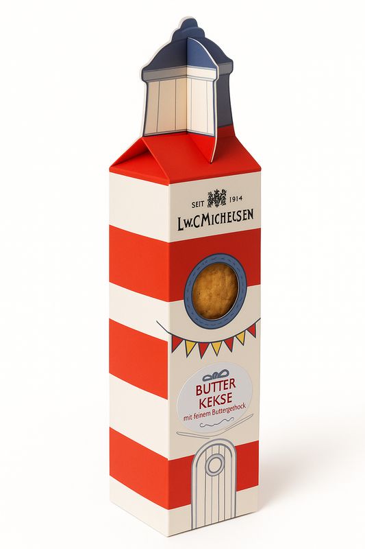 Leuchtturm Butter-Cookies mit gesalzenem Karamell