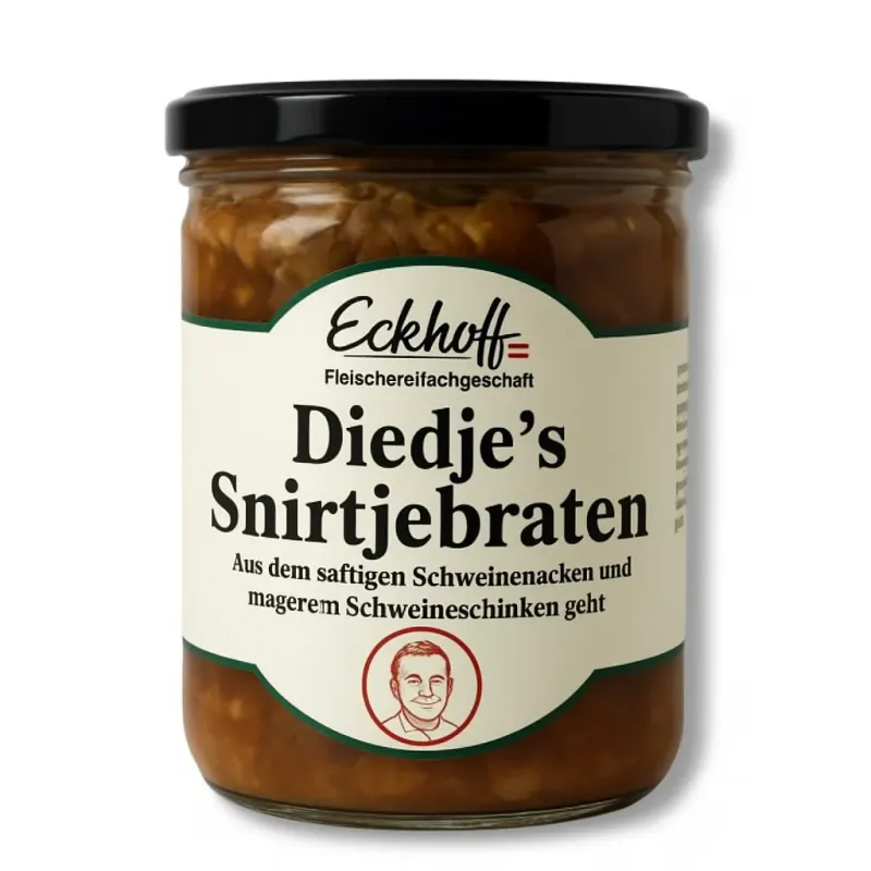 Fleischerei Eckhoff - Snirtjebraten 720g Glas