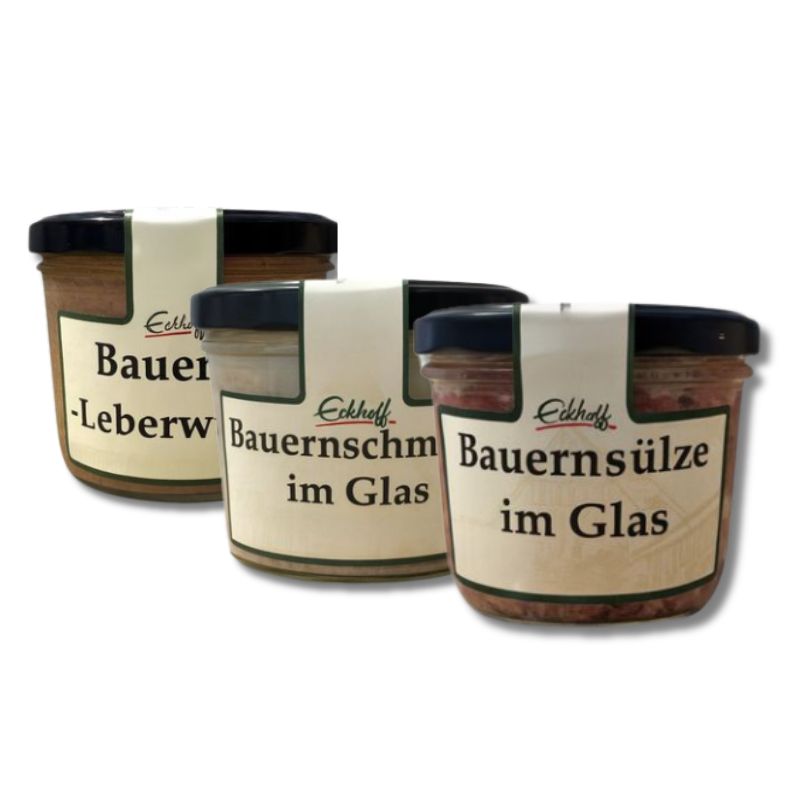 Ostfriesische Wurstspezialitäten im Glas – 3er-Set | 510 g