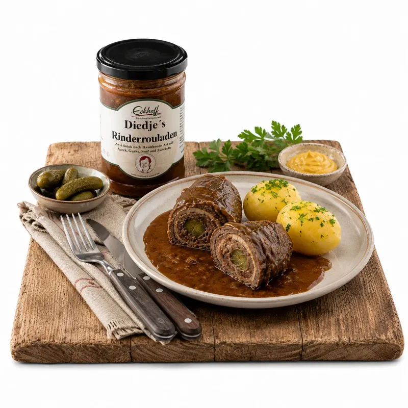 Rinderrouladen in herzhafter Sauce | 720 g Glas