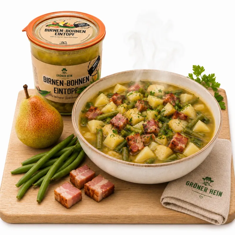 Birnen-Bohnen-Speck Eintopf | Gröner Hein | Weckglas 580ml