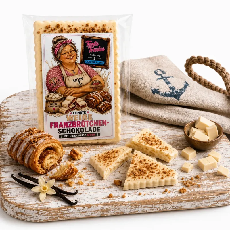 Tante Trudes Franzbrötchen-Schokolade | 100 g Tafel