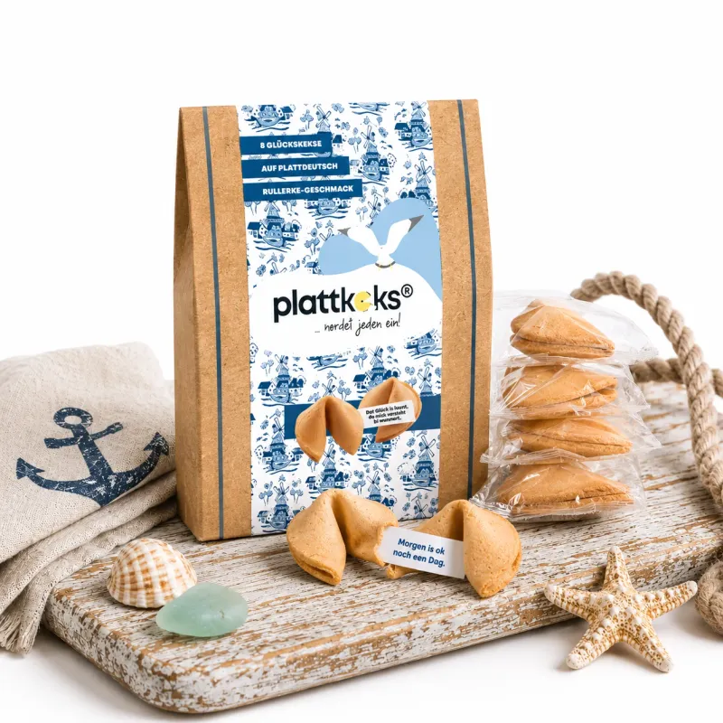 Plattkeks Ostfriesisch | 8 Stück Packung | 48 g