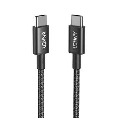 Anker durable braided fast charging cable USB-C to USB-C 3.3 ft (1M)