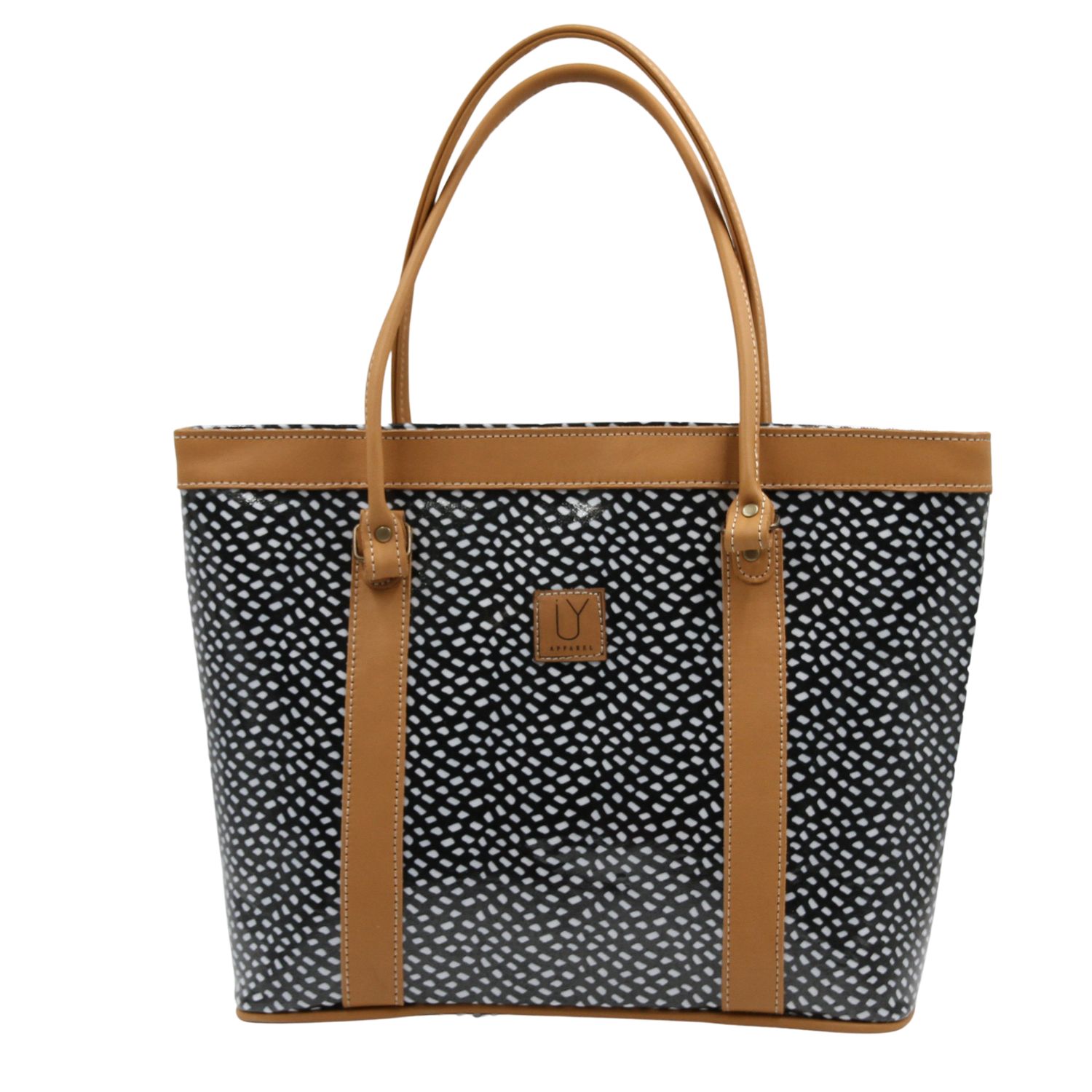 IY Jozi Tote, Colour: SPOT WHITE ON BLACK