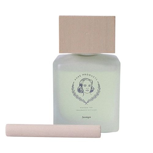 Anke 160ml Wooden Top Diffuser, Fragrance: Jasmyn