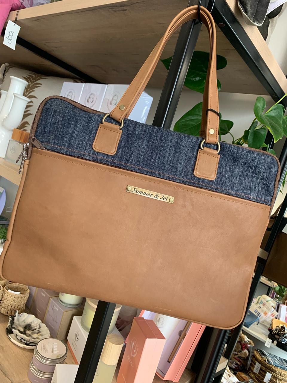 SK LapTop Bag, Colour: Denim
