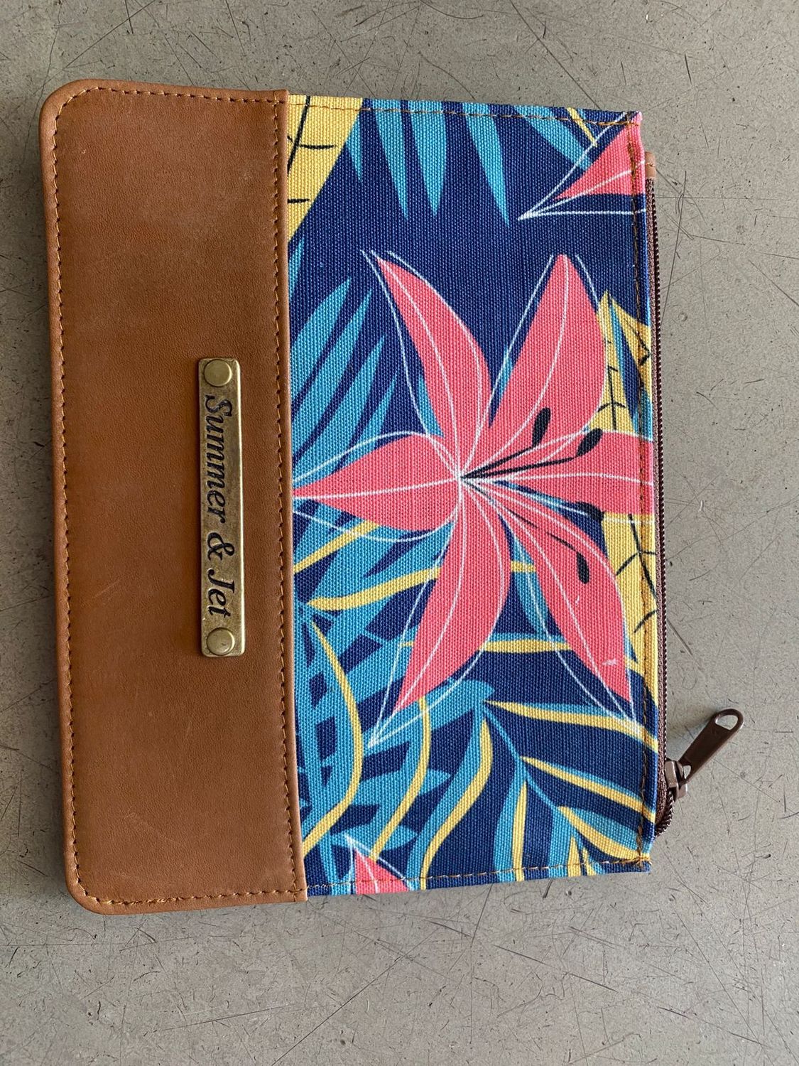 S&amp;J Cosmetic bag, Colour: Hibiscus