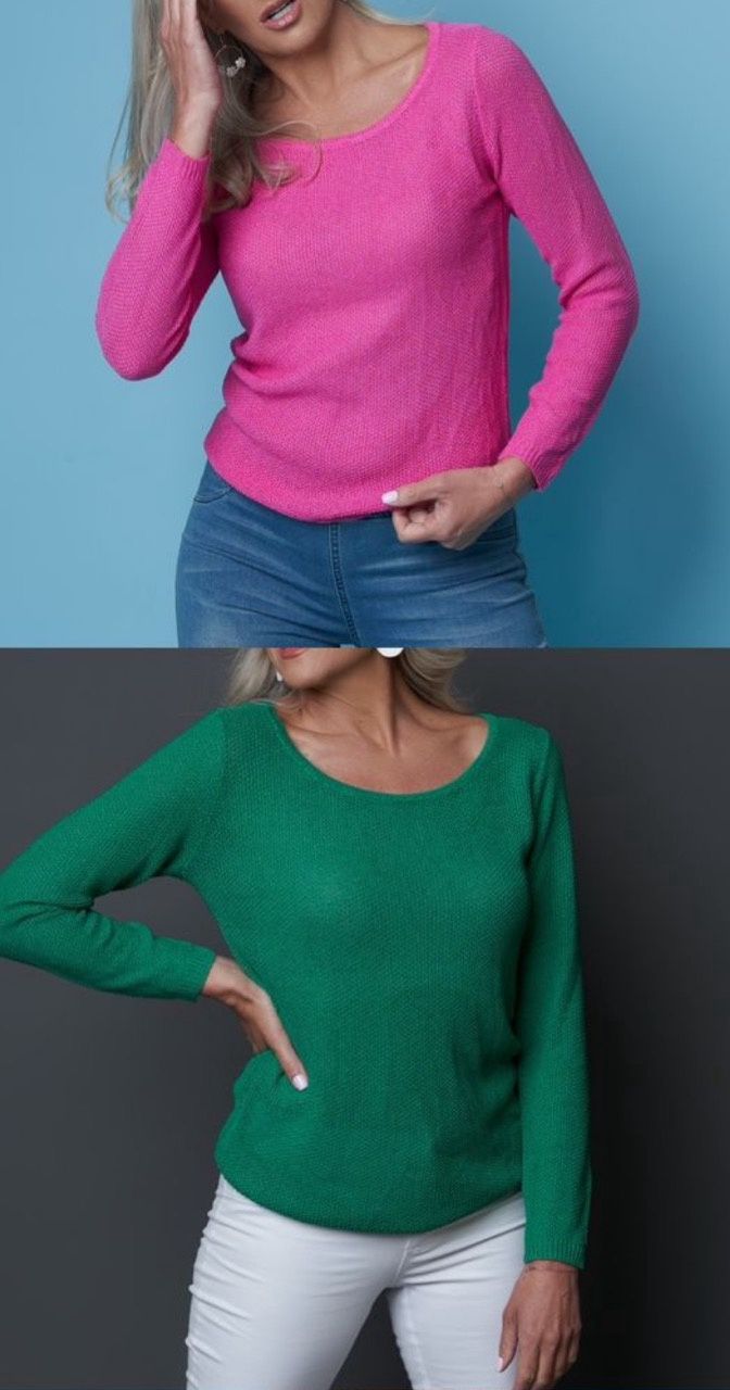 BB Roundneck  Knit, Colour: Pink, Size: Small