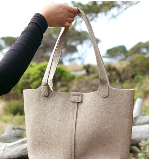 Lila HandBag, Colour: Stone
