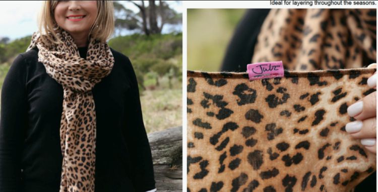 JULZ Sienna Scarves, Colour: Leopard