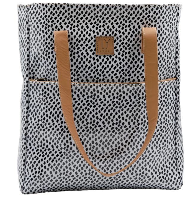 IY Campus Tote, Design: Scatter Black on White
