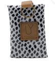IY Keyring Pouch, Design: SPOT BLACK ON WHITE