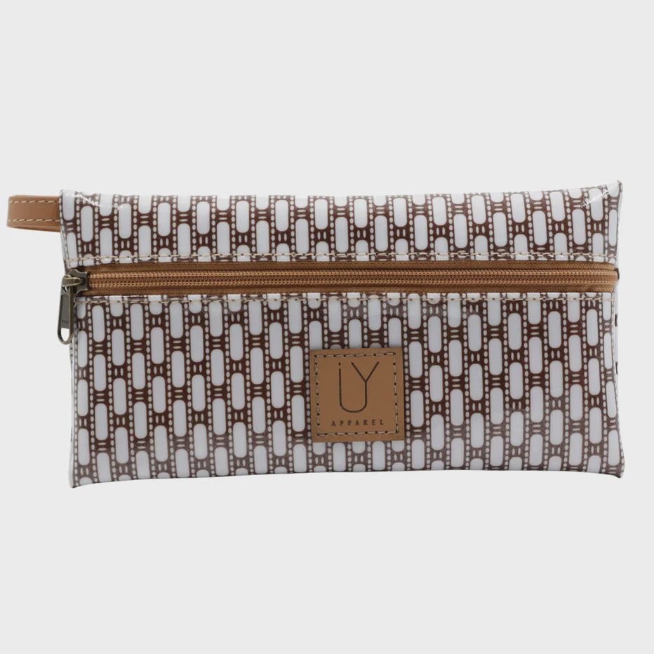 IY Stationery pouch, Colour: African Tweed White