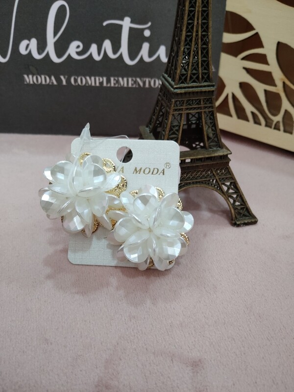 Pendientes flor