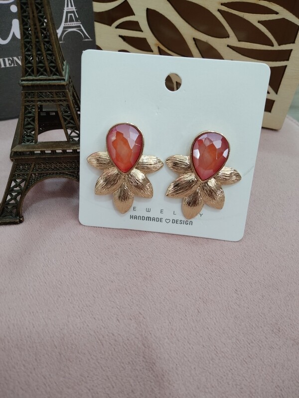 Pendientes teja hoja