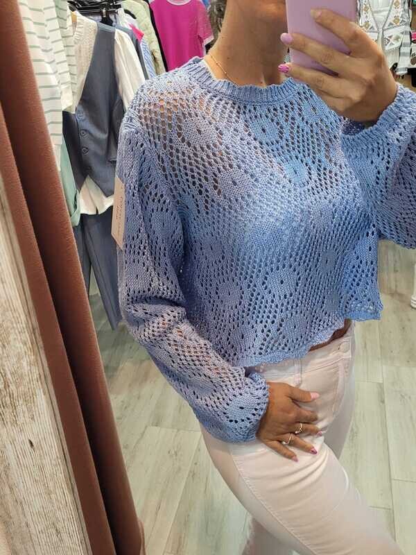 Top calado celeste