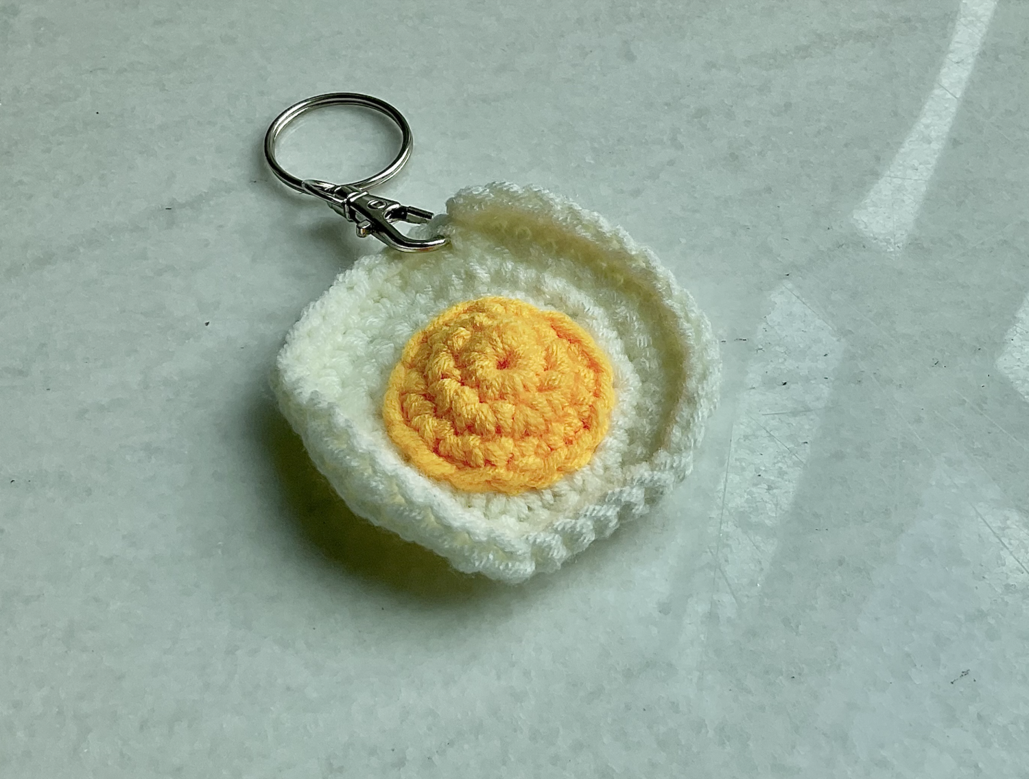 ♡ Fried Eggy Keychain ♡