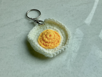 ♡ Fried Eggy Keychain ♡