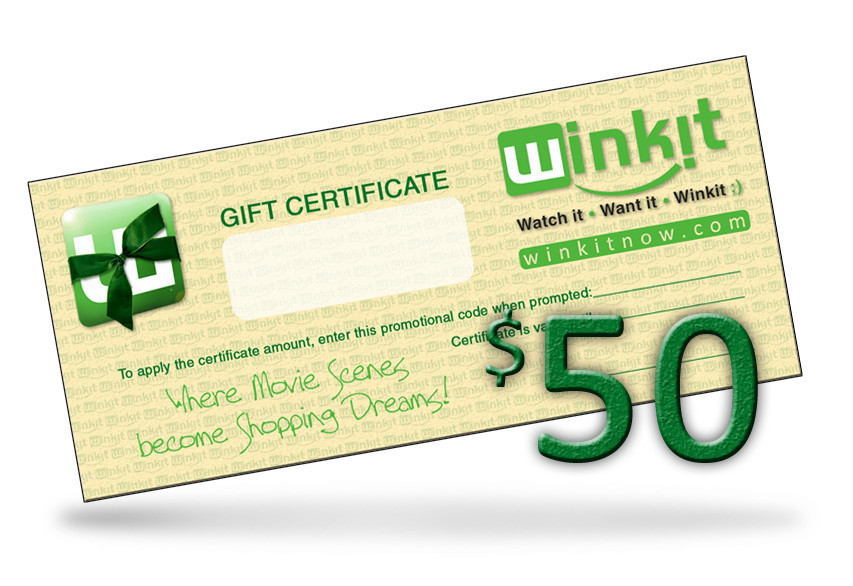 $50 WinkIt Gift Certificate