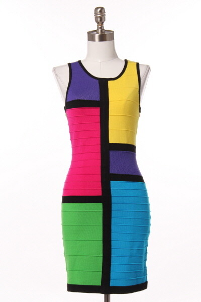 Color Block Dress