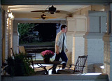 Scene #14 Stanley walks through patio