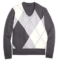 Men's Argyle Sweater - Brooks Brothers