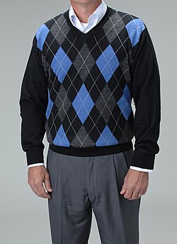 Men's Argyle Sweater