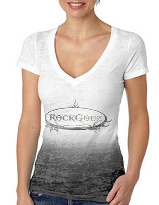 RockGodz Burn-Out Women's TShirt