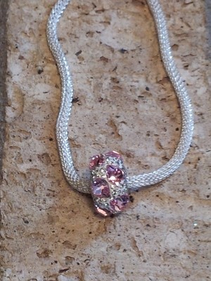 Swarovski Pink Heart Necklace
