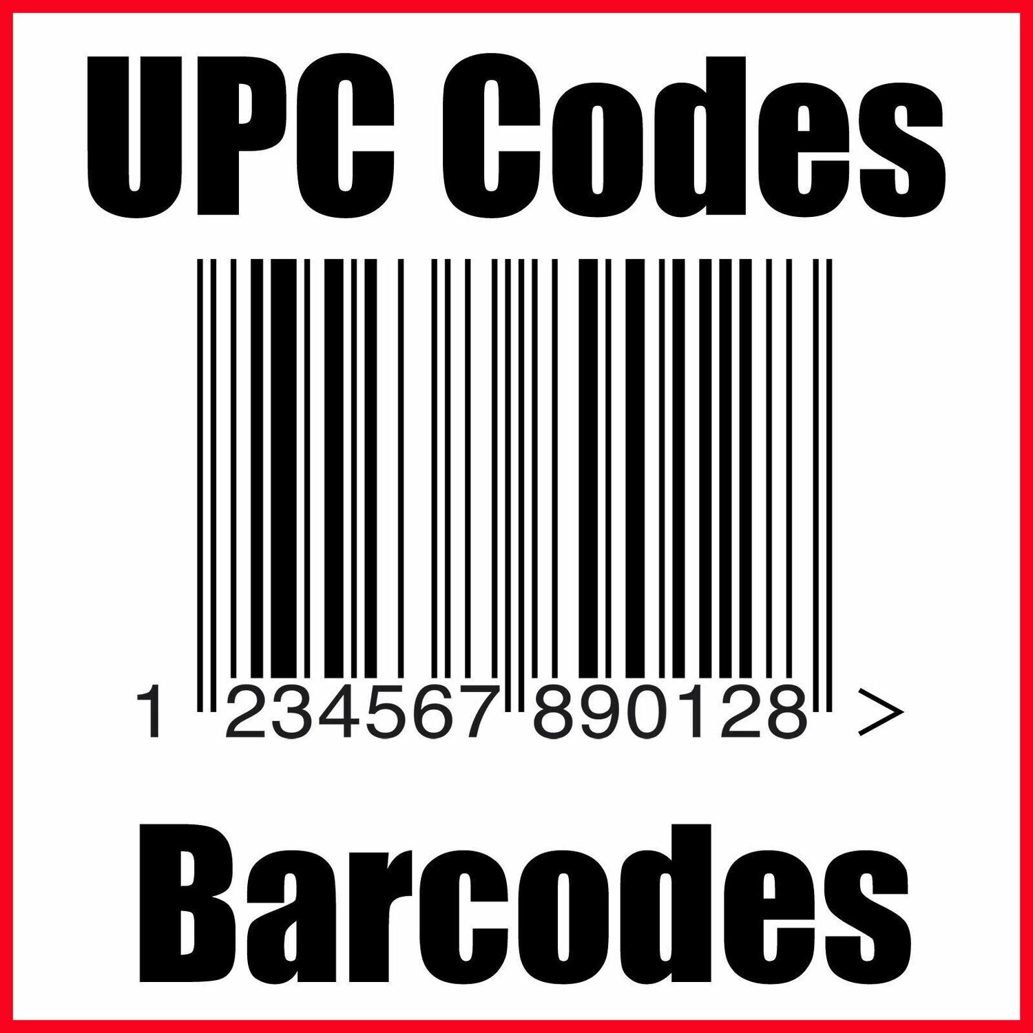 UPC EAN 13 Code Number – 25 Codes: Unique Certified Barcode Product Numbers. Unused Virgin GS1 Barcodes Wholesale. Amazon eBay and Etsy Listings Approved - UK Seller, Extra fast delivery.