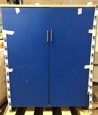 Storage Cabinet w/Blue Doors 26&quot;x48&quot;x60&quot;h