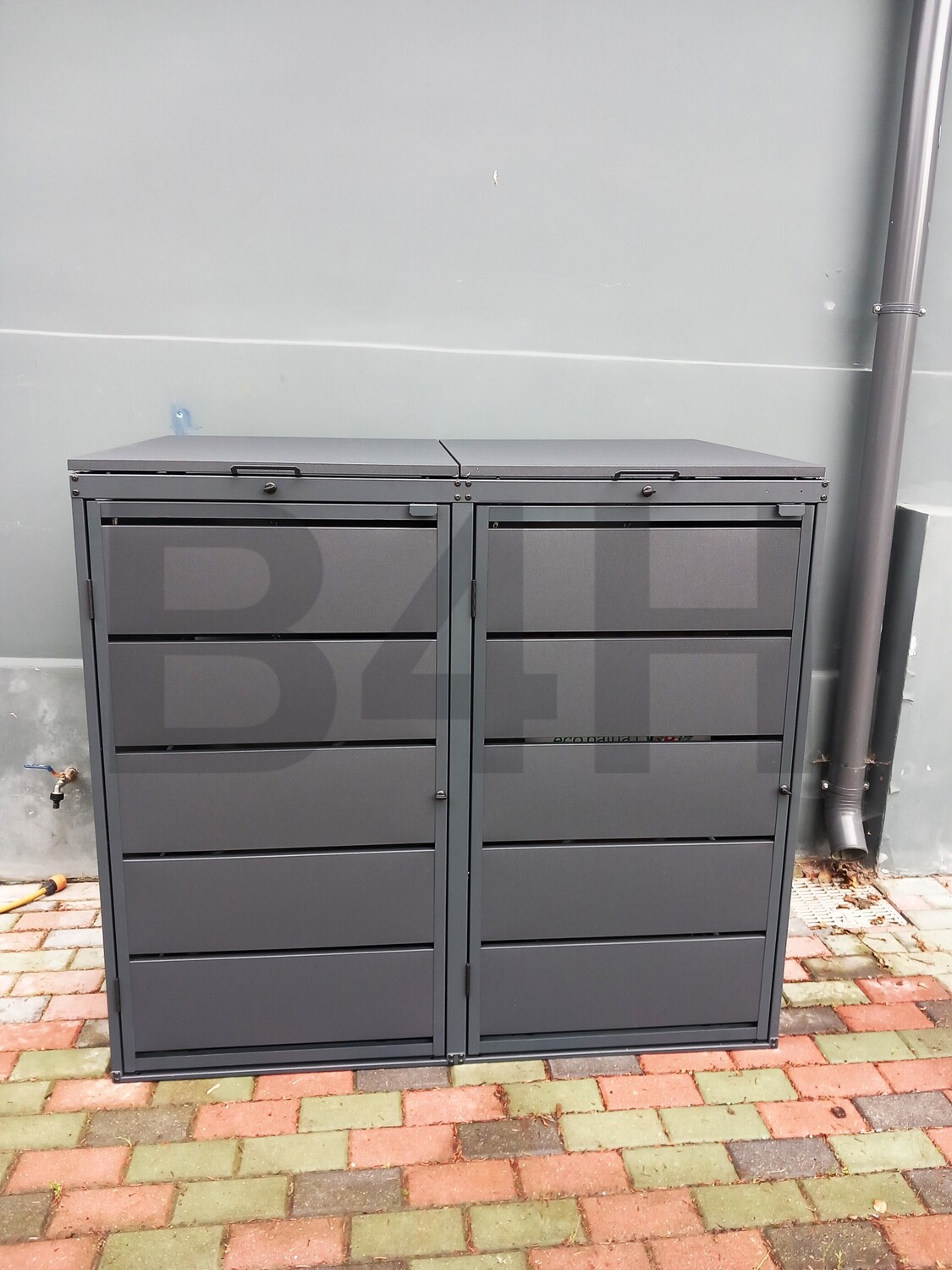 Novietne Atkritumu Konteinerim 120L x 2