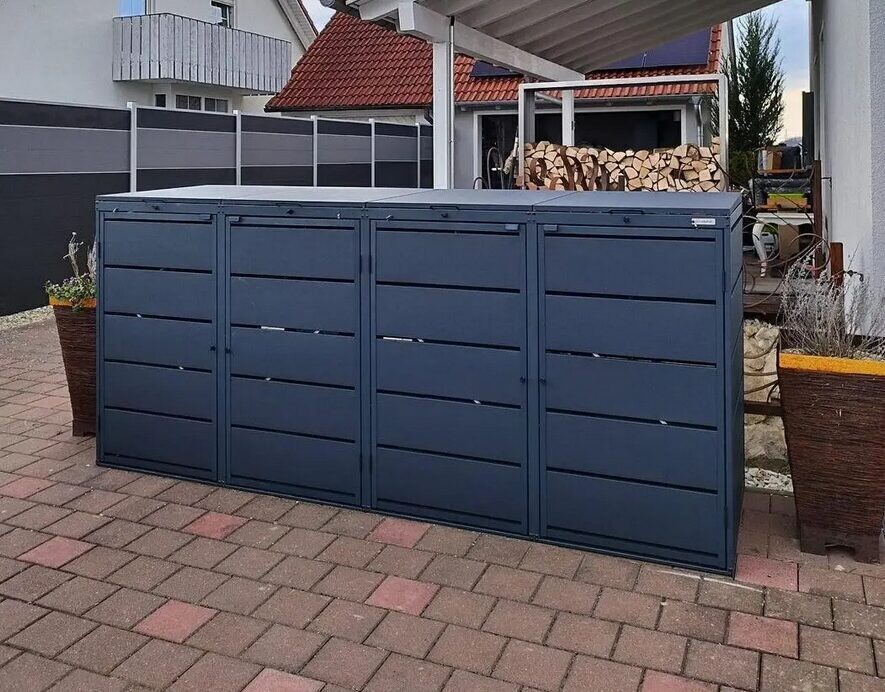 Novietne Atkritumu Konteinerim 240L x 4