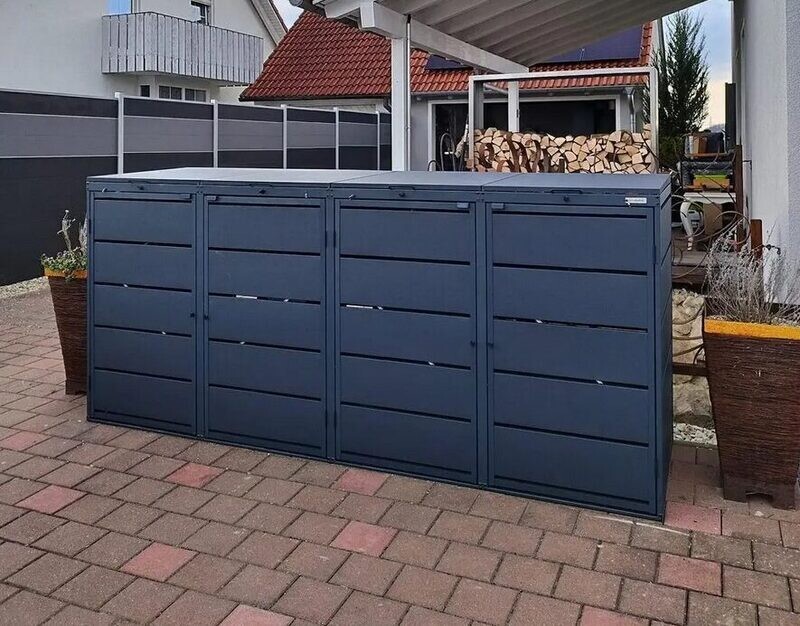 Novietne Atkritumu Konteinerim 240L x 4