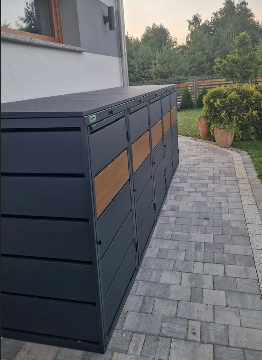 Metāla Kaste Atkritumu Tvertnēm 240L x 5