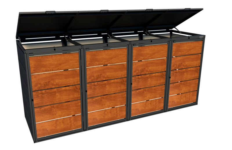 Atkritumu konteineru novietnes 120L x 4