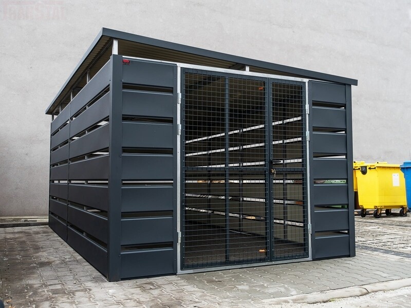 Atkritumu konteineru nojume 2,8x5m