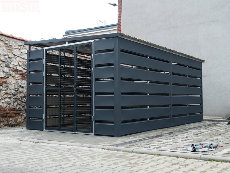 Nojume atkritumu konteineriem 2,8x5m