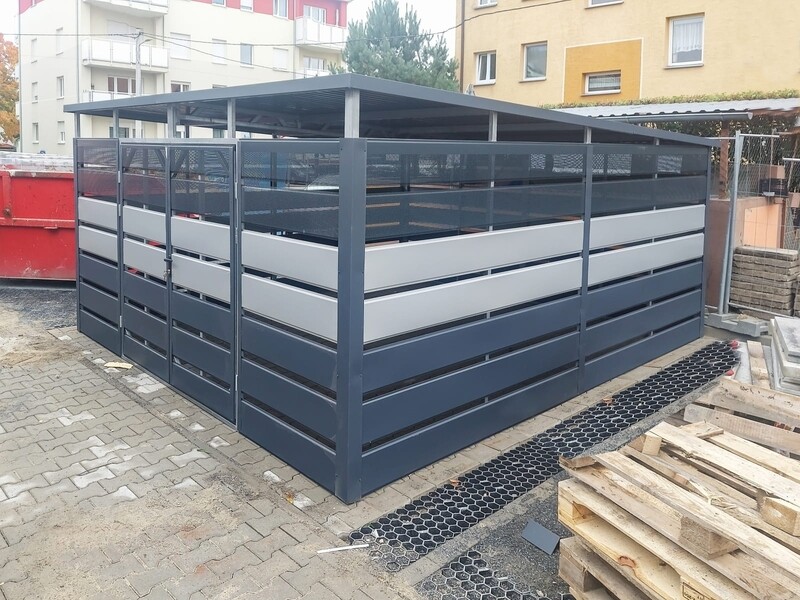 Nojume atkritumu konteineriem 5x6m