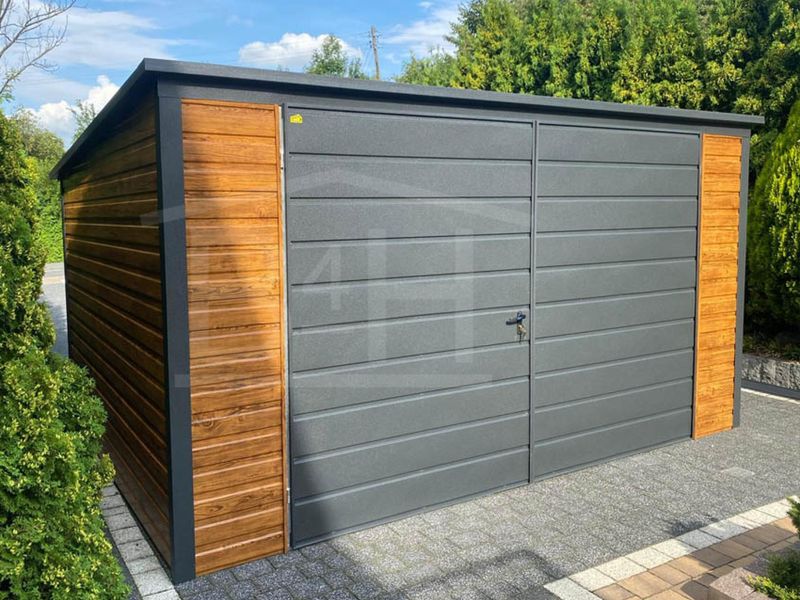 Dārza šķūnis no metāla 4 x 3 m
