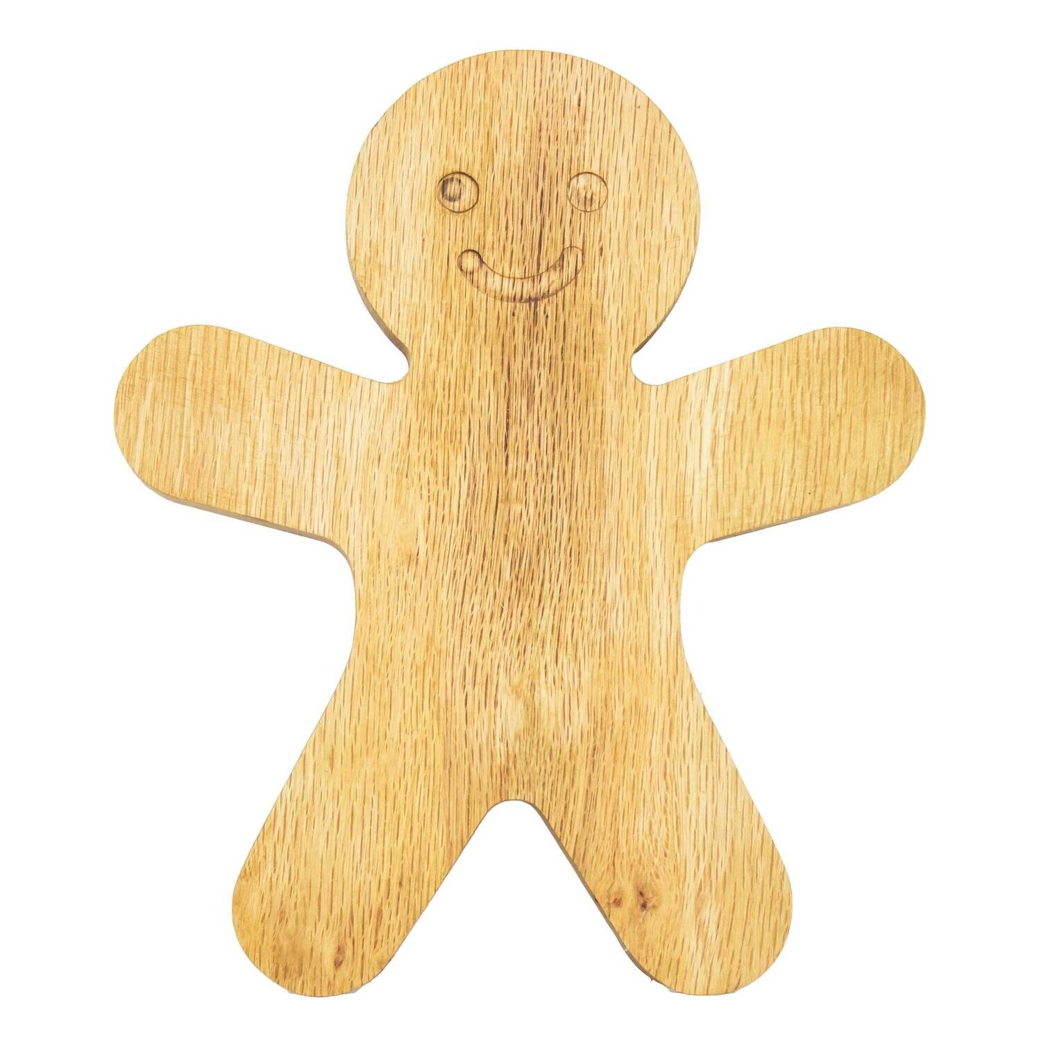 Tabla en forma de hombre de jengibre